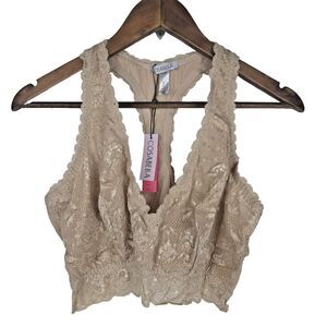 Cosabella Women's Size XL Curvy Racie Racerback Bralette Camel Gold NWT